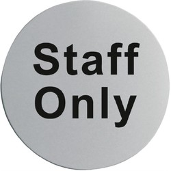 Horecaplaats.nu | Staff Only RVS deurbord