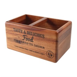 Horecaplaats.nu | T&G Woodware tafelcaddy met krijtbord