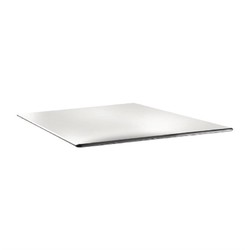 Horecaplaats.nu | Topalit Smartline vierkant tafelblad wit 70cm