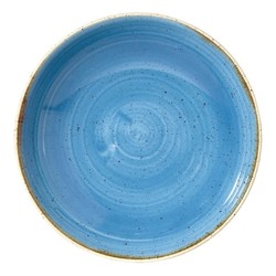 Horecaplaats.nu | Churchill Stonecast ronde schalen blauw 18,4cm (12 stuks)