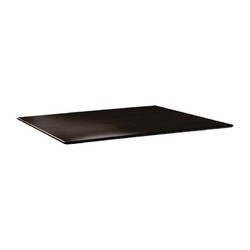 Horecaplaats.nu | Topalit Smartline rechthoekig tafelblad wengé 120x80cm