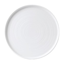 Horecaplaats.nu | Churchill borden met opstaande rand 26cm wit (6 stuks)
