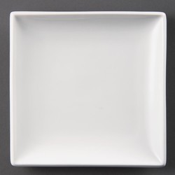Horecaplaats.nu | Olympia Whiteware vierkante borden 24cm (12 stuks)