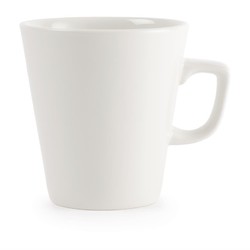 Horecaplaats.nu | Churchill Plain Whiteware latte mokken 440ml (6 stuks)