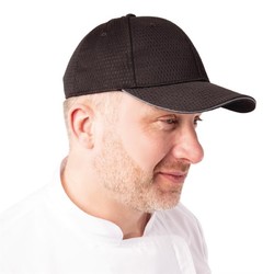 Horecaplaats.nu | Chef Works Cool Vent baseball cap zwart en grijs