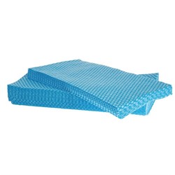Horecaplaats.nu | Jantex Solonet non-woven schoonmaakdoekjes 58(B) x 33(D)cm blauw (50 stuks)