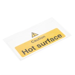 Horecaplaats.nu | Vogue 'Caution - Hot surface' waarschuwingsbord