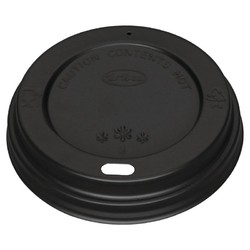 Horecaplaats.nu | Fiesta Recyclable deksel zwart voor Fiesta Recyclable 340ml en 455ml koffiebekers (1000 stuks)