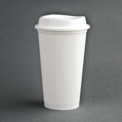 Horecaplaats.nu | Olympia polypropyleen herbruikbare koffiebeker 450ml (25 stuks)