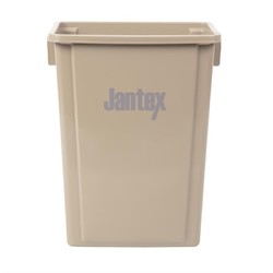 Horecaplaats.nu | Jantex recycling afvalbak beige 56L