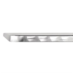 Horecaplaats.nu | Bolero vierkante aluminium klaptafel met RVS blad 60cm