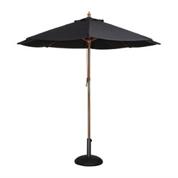 Horecaplaats.nu | Bolero ronde parasol zwart 2,5 meter