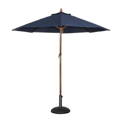Horecaplaats.nu | Bolero ronde donkerblauwe parasol 2,5 meter