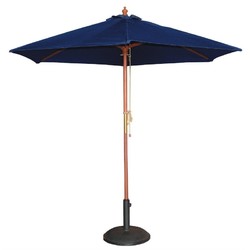 Horecaplaats.nu | Bolero ronde donkerblauwe parasol 3 meter