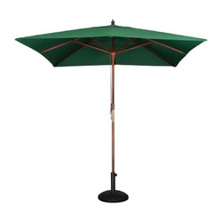 Horecaplaats.nu | Bolero vierkante groene parasol 2,5 meter