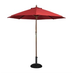 Horecaplaats.nu | Bolero ronde parasol rood 2,5 meter