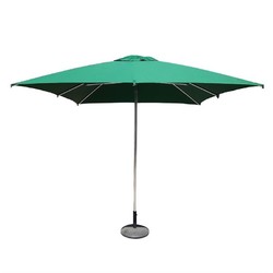 Horecaplaats.nu | Eden Milan vierkante parasol 2,5m groen