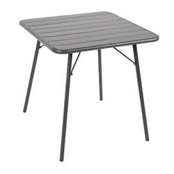 Horecaplaats.nu | Bolero vierkante stalen tafel grijs 70cm