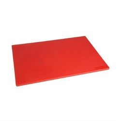 Horecaplaats.nu | Hygiplas LDPE snijplank rood 450x300x10mm