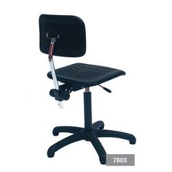 Horecaplaats.nu | Flex stoel 7803 Werkstoel met lage rugleuning en zitting van polyurethaan zwart