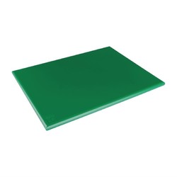 Horecaplaats.nu | Hygiplas LDPE extra dikke snijplank groen 600x450x20mm