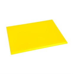 Horecaplaats.nu | Hygiplas HDPE snijplank geel 300x225x12mm
