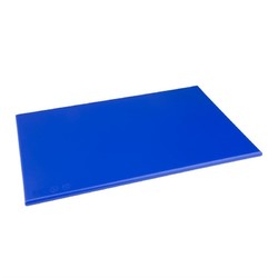 Horecaplaats.nu | Hygiplas HDPE snijplank blauw 450x300x12mm