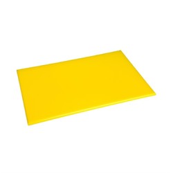 Horecaplaats.nu | Hygiplas HDPE snijplank geel 450x300x12mm