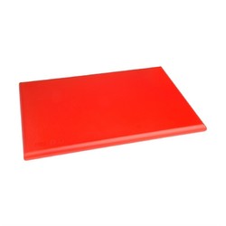 Horecaplaats.nu | Hygiplas HDPE snijplank rood 450x300x25mm