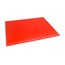 Horecaplaats.nu | Hygiplas HDPE snijplank rood 600x450x25mm
