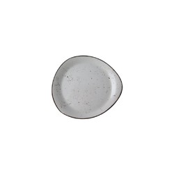 Horecaplaats.nu | Rustic pebble bord plat 25,5 cm x 21,5 cm