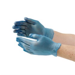 Horecaplaats.nu | Hygiplas vinyl handschoenen blauw poedervrij S