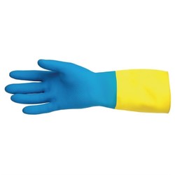 Horecaplaats.nu | MAPA Alto 405 waterdichte heavy-duty werkhandschoenen blauw en geel - XL