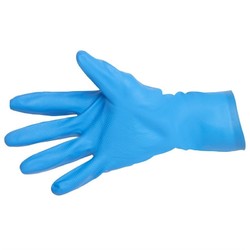 Horecaplaats.nu | MAPA Ultranitril 475 waterdichte handschoenen voor schoonmaak of voedselbereiding blauw - M
