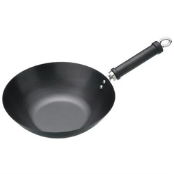 Horecaplaats.nu | Kitchen Craft anti-kleef wok met platte bodem 30,5cm