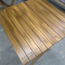 Horecaplaats.nu | Bistro houten terras tafel 70x70 Vintage