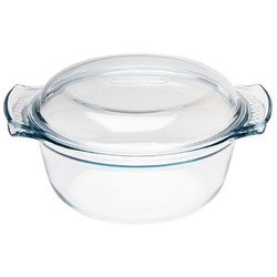 Horecaplaats.nu | Pyrex ronde glazen casserole 3,5L