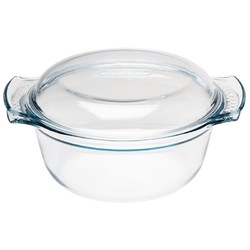 Horecaplaats.nu | Pyrex ronde glazen casserole 3,75L