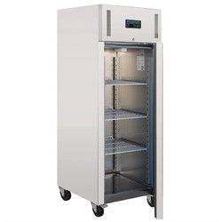 Horecaplaats.nu | U632 Polar U-serie professionele 1-deurs koelkast in RVS met 650L