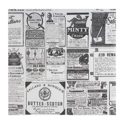 Horecaplaats.nu | APS vetvrij papier vintage krantenprint 310x310mm