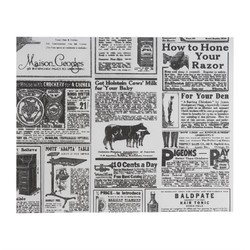 Horecaplaats.nu | APS vetvrij papier vintage krantenprint 250x200mm