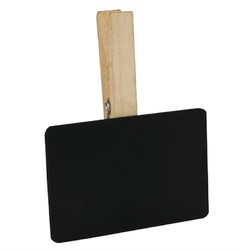 Horecaplaats.nu | Olympia mini krijtbord met houten knijper (6 stuks)